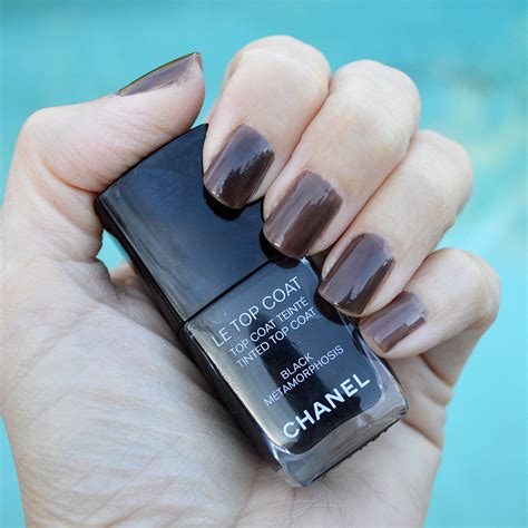 chanel black metamorphosis nail polish|Black Matte Nail Polish .